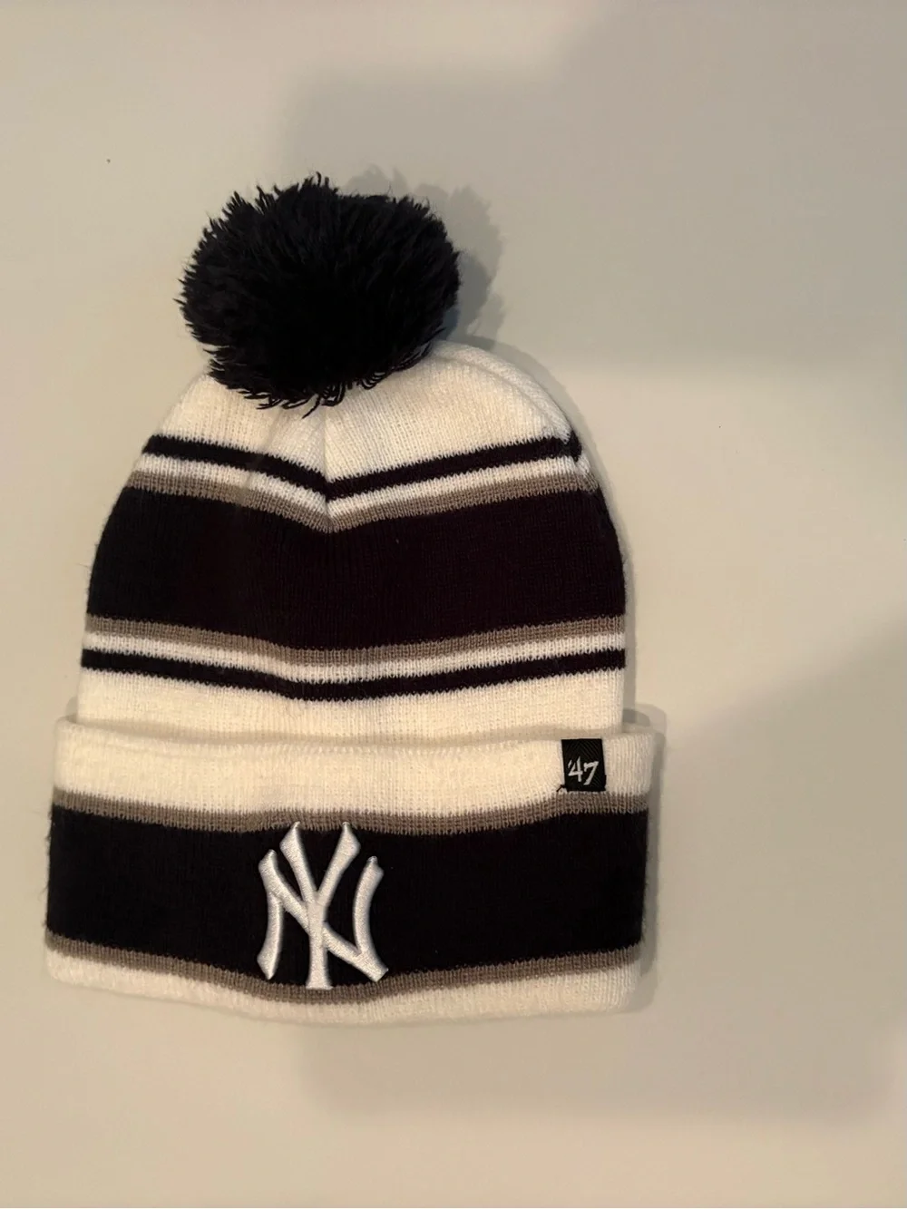 47 Kids NY Yankees Pom Beanie